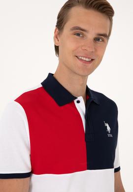 Erkek Regular Fit Beyaz Polo Yaka Tişört - 50299782007