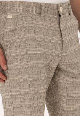 Erkek Koyu Haki Dokuma Şort - 50300443025