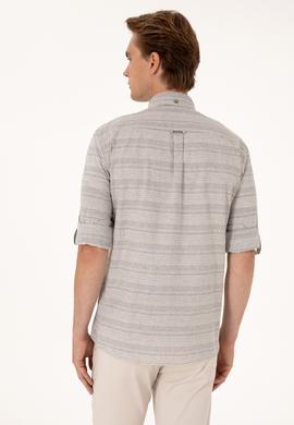 Erkek Lacivert Uzun Kollu Gömlek - 50299994010