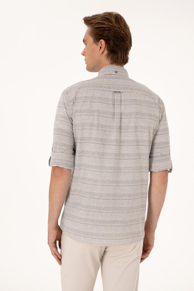 Erkek Lacivert Uzun Kollu Gömlek - 50299994010