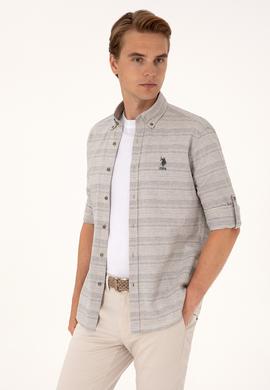 Erkek Lacivert Uzun Kollu Gömlek - 50299994010