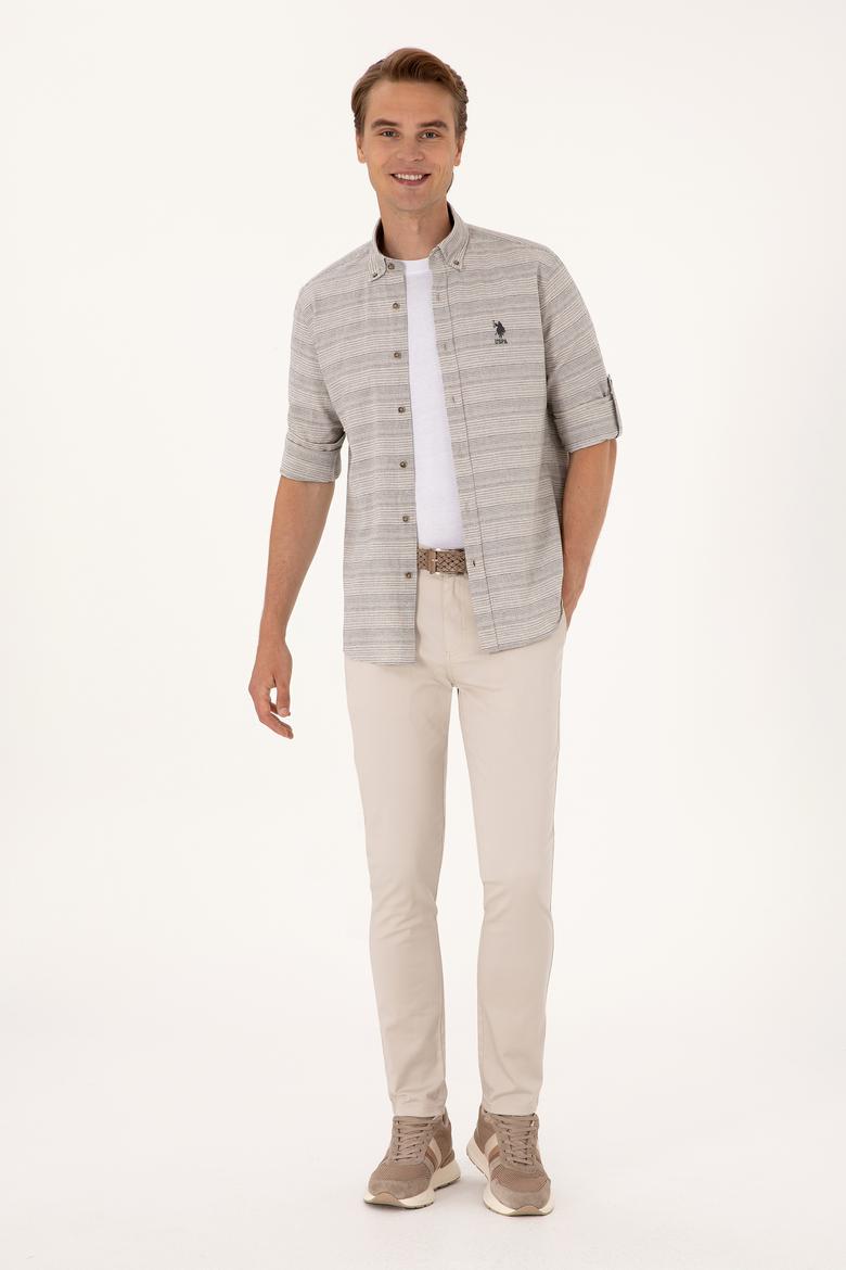 Erkek Lacivert Uzun Kollu Gömlek - 50299994010