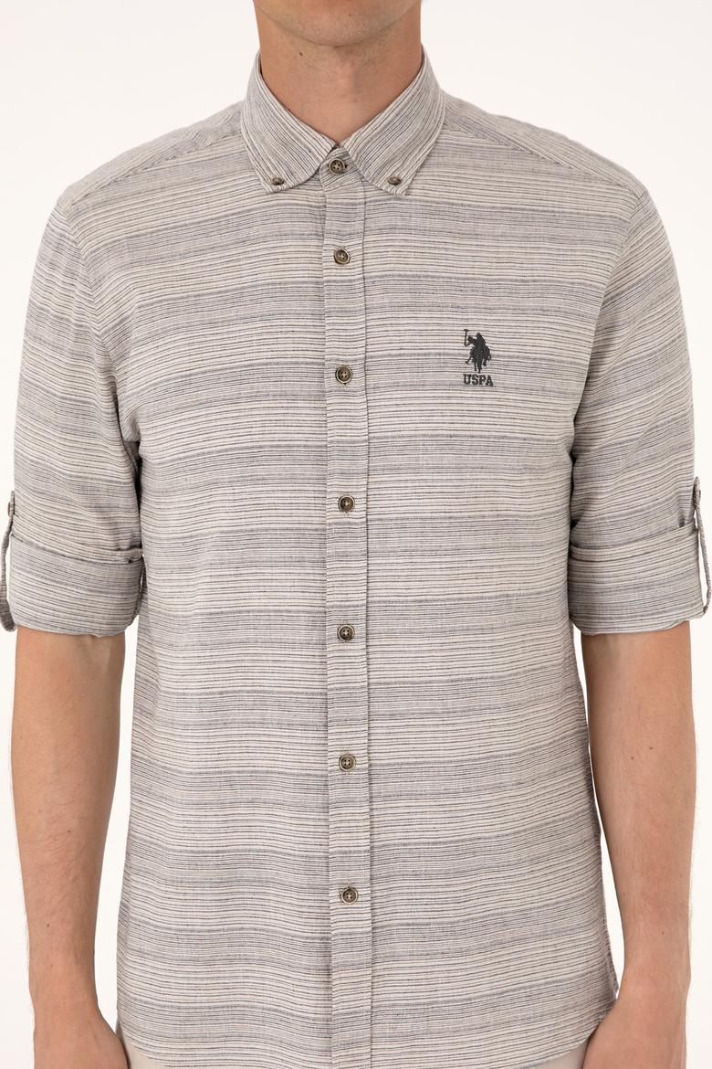 Erkek Lacivert Uzun Kollu Gömlek - 50299994010