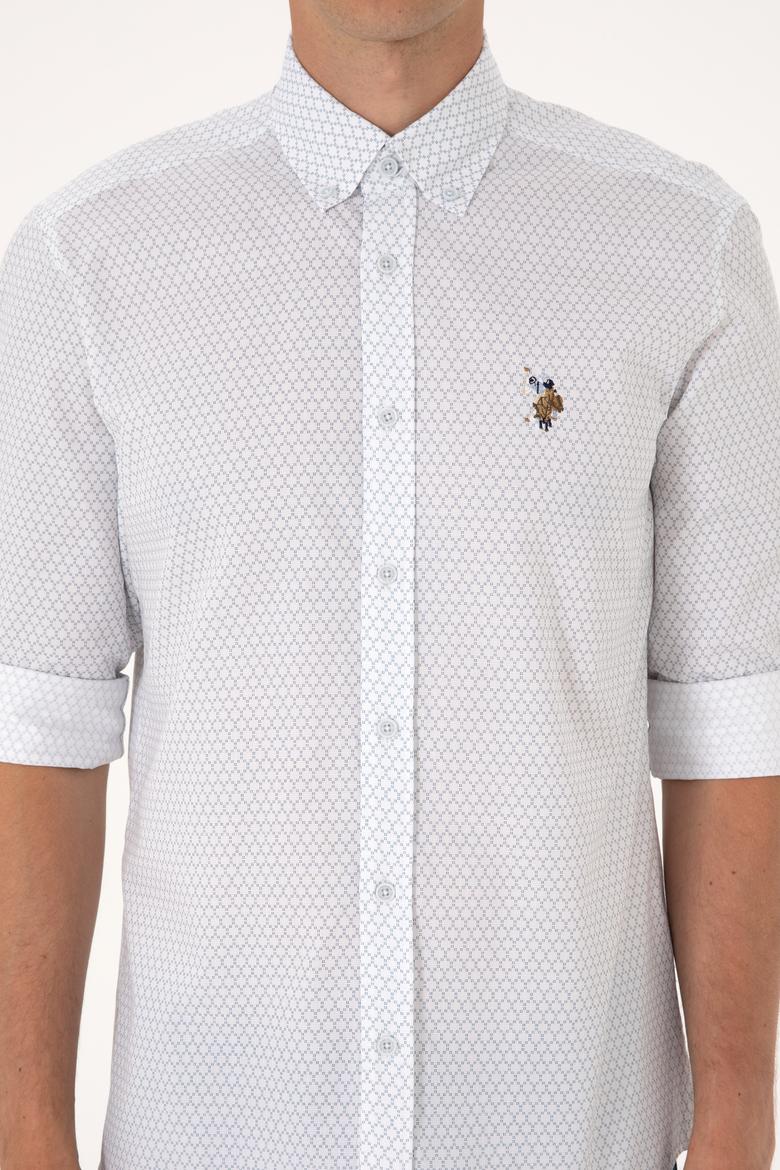 Erkek Mavi Uzun Kollu Gömlek - 50300481005