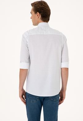 Erkek Mavi Uzun Kollu Gömlek - 50300481005