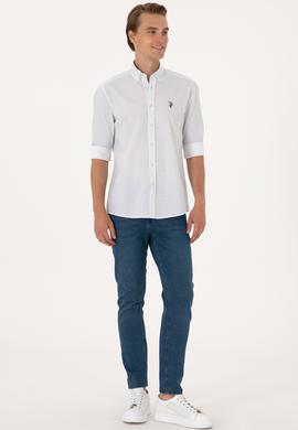 Erkek Mavi Uzun Kollu Gömlek - 50300481005