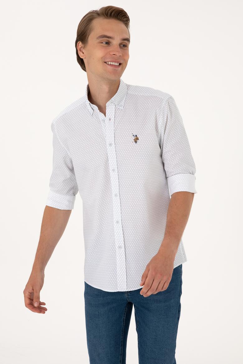 Erkek Mavi Uzun Kollu Gömlek - 50300481005