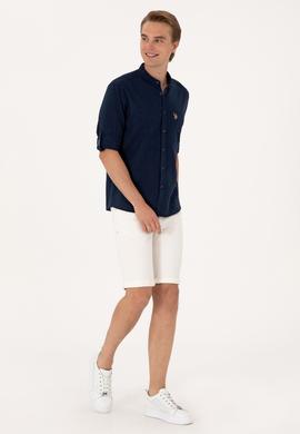 Erkek Lacivert Uzun Kollu Gömlek - 50300215012