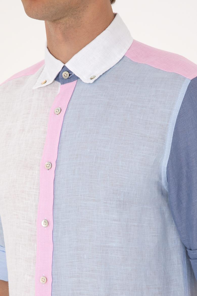 Erkek Açık Mavi Uzun Kollu Gömlek - 50300595006