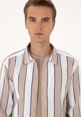 Erkek Taş Uzun Kollu Gömlek - 50299606008