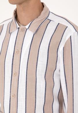 Erkek Taş Uzun Kollu Gömlek - 50299606008