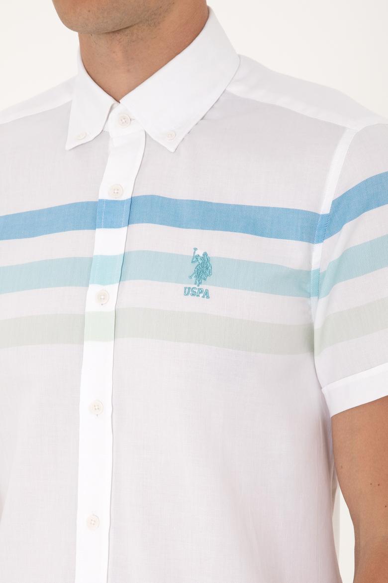 Erkek Aqua Kısa Kollu Gömlek - 50299993014