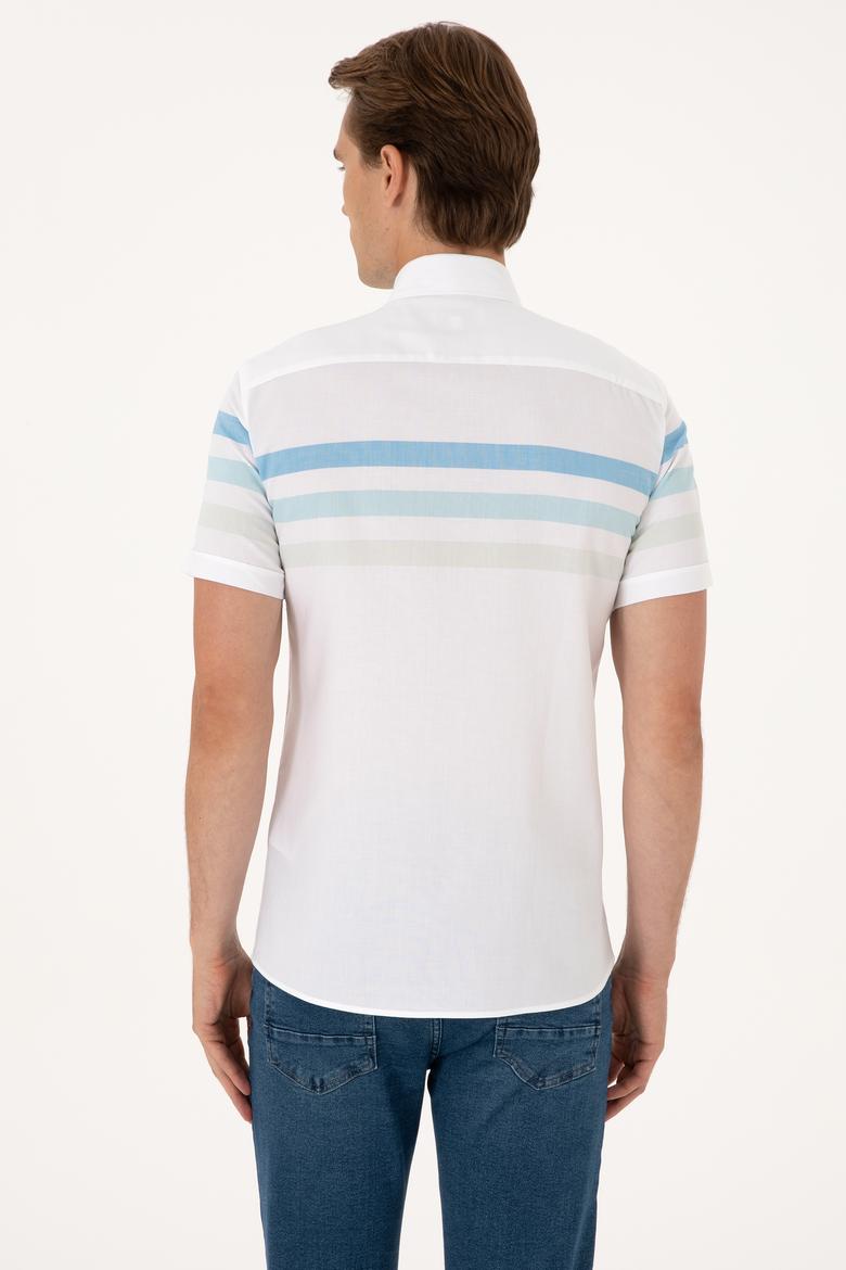 Erkek Aqua Kısa Kollu Gömlek - 50299993014