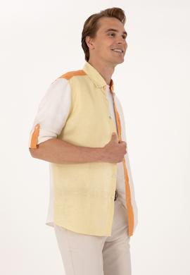 Erkek Turuncu Uzun Kollu Gömlek - 50300595024