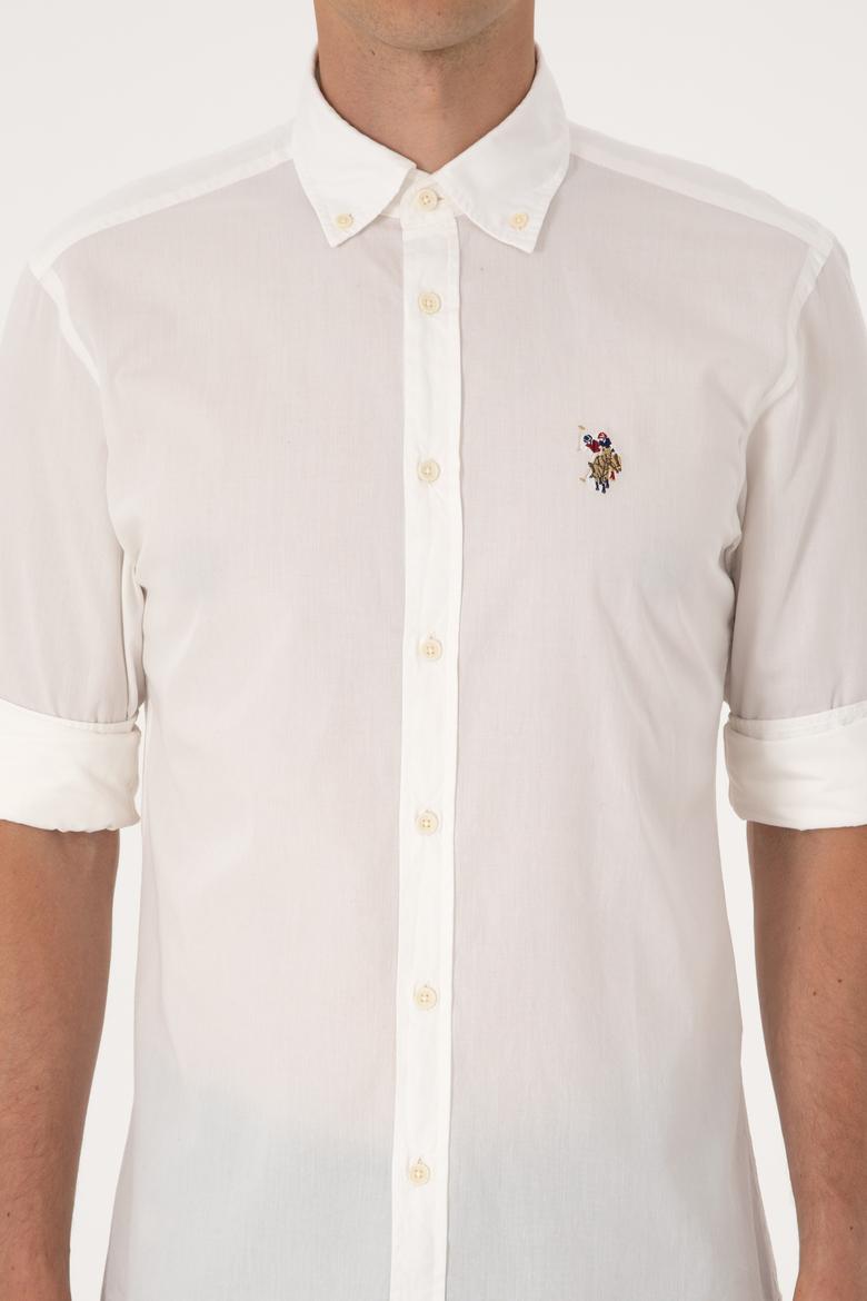 Erkek Krem Uzun Kollu Gömlek - 50300223023