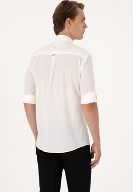 Erkek Krem Uzun Kollu Gömlek - 50300223023