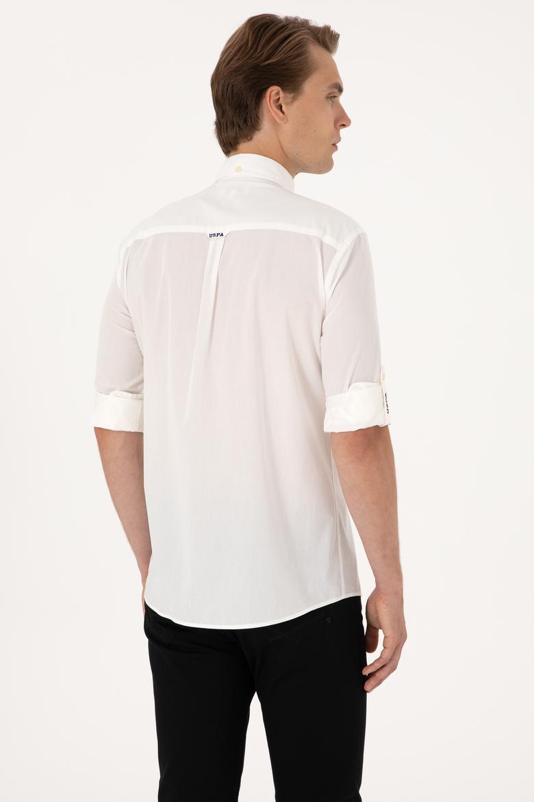 Erkek Krem Uzun Kollu Gömlek - 50300223023