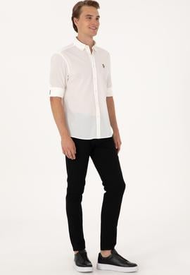 Erkek Krem Uzun Kollu Gömlek - 50300223023