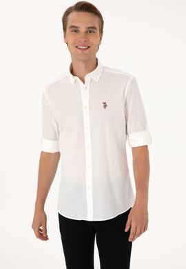 Erkek Krem Uzun Kollu Gömlek - 50300223023