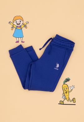 Kız Çocuk Mor Şardonlu Jogger Eşofman Altı - 50316914026