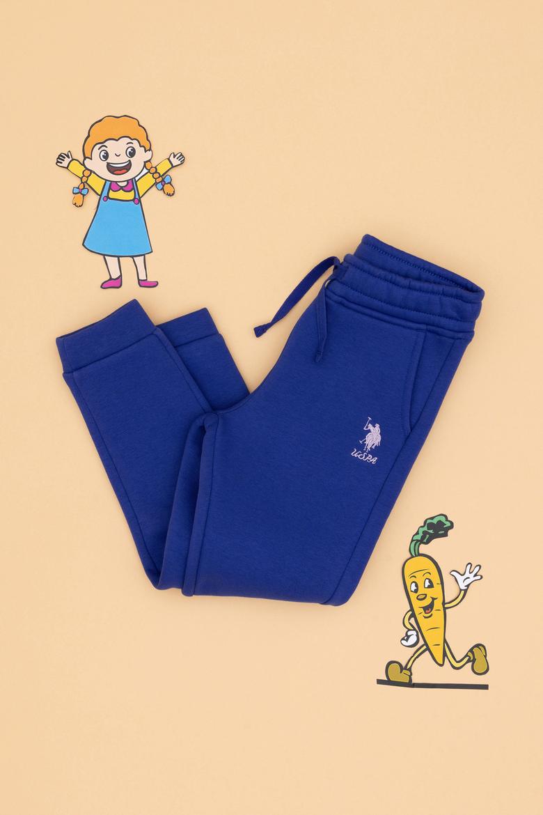 Kız Çocuk Mor Şardonlu Jogger Eşofman Altı - 50316914026