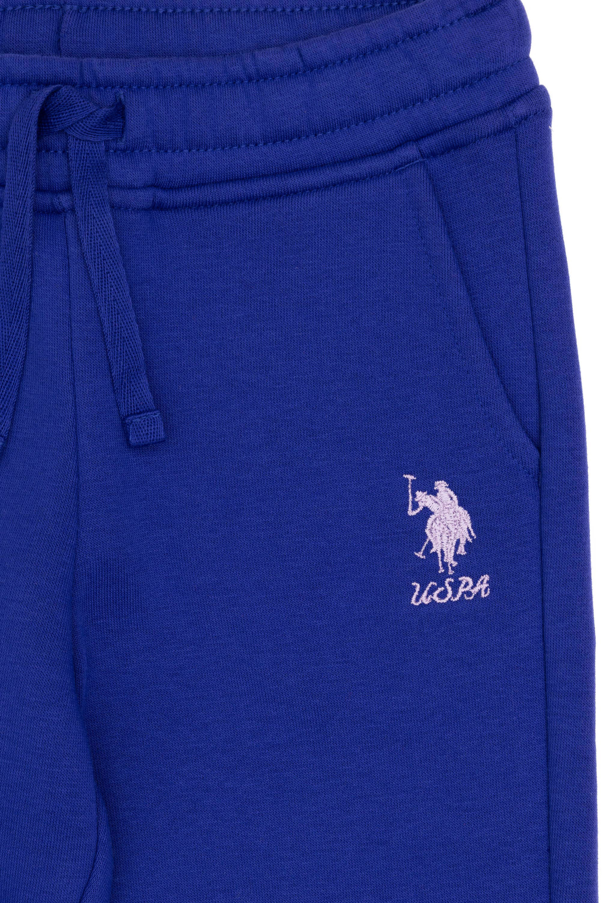Kız Çocuk Mor Şardonlu Jogger Eşofman Altı - Image 7