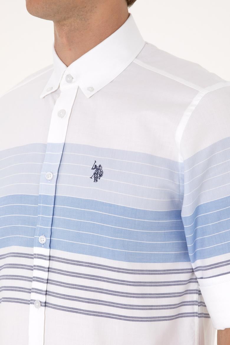 Erkek Lacivert Uzun Kollu Gömlek - 50300097025