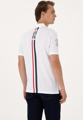 Erkek Regular Fit Beyaz Polo Yaka Tişört - 50307698007