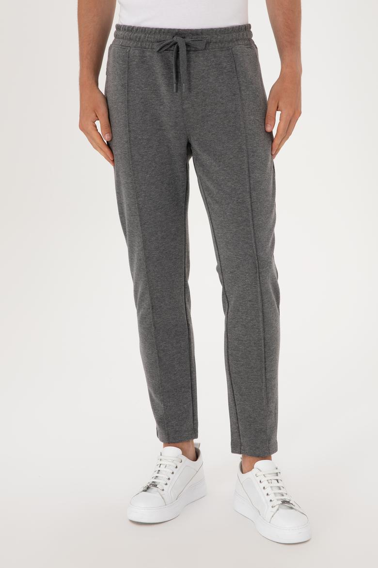 Erkek Antrasit Melanj Eşofman Altı - 50293401027