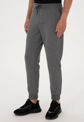 Erkek Antrasit Melanj Eşofman Altı - 50299452030