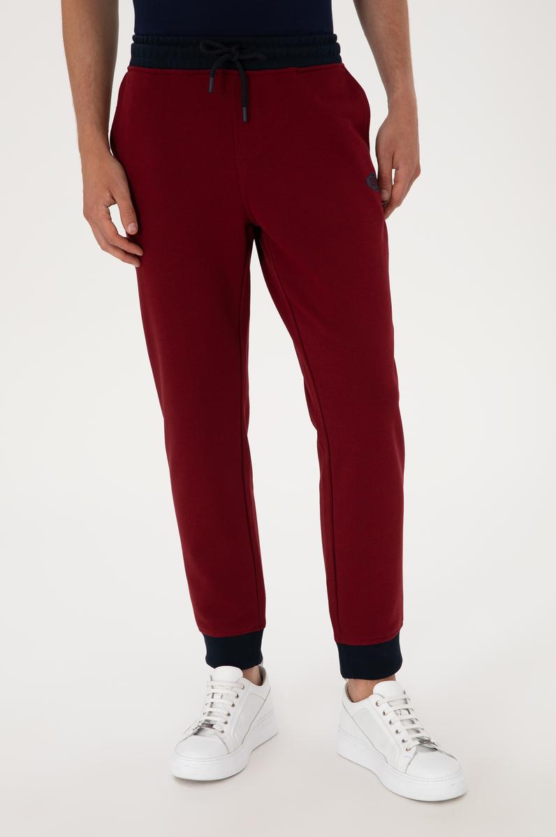 Erkek Bordo Eşofman Altı