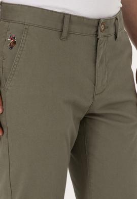 Erkek Koyu Haki Kanvas / Chino Pantolon - 50299191821