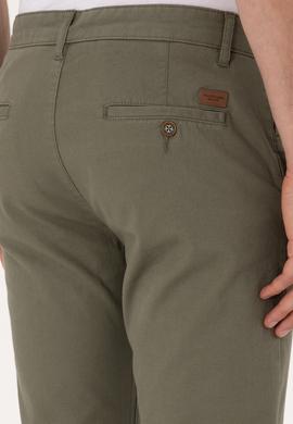 Erkek Koyu Haki Kanvas / Chino Pantolon - 50299191821