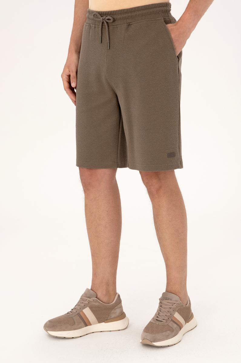 Erkek Vizon Örme Şort