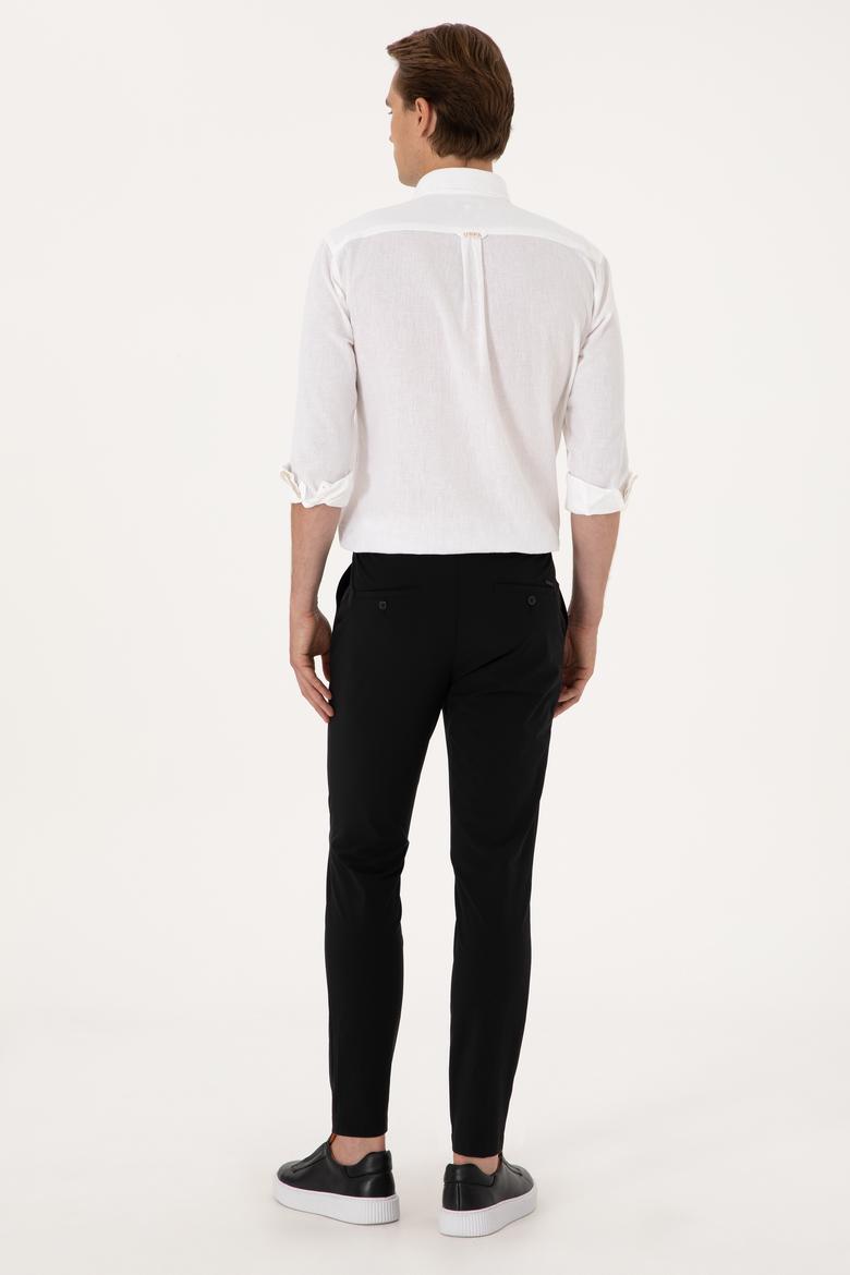 Erkek Siyah Kanvas Pantolon - 50308040183