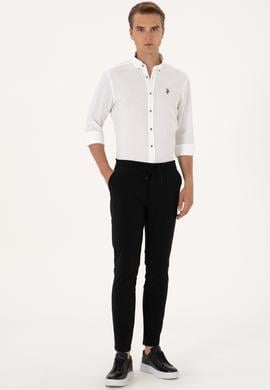 Erkek Siyah Kanvas Pantolon - 50308040183