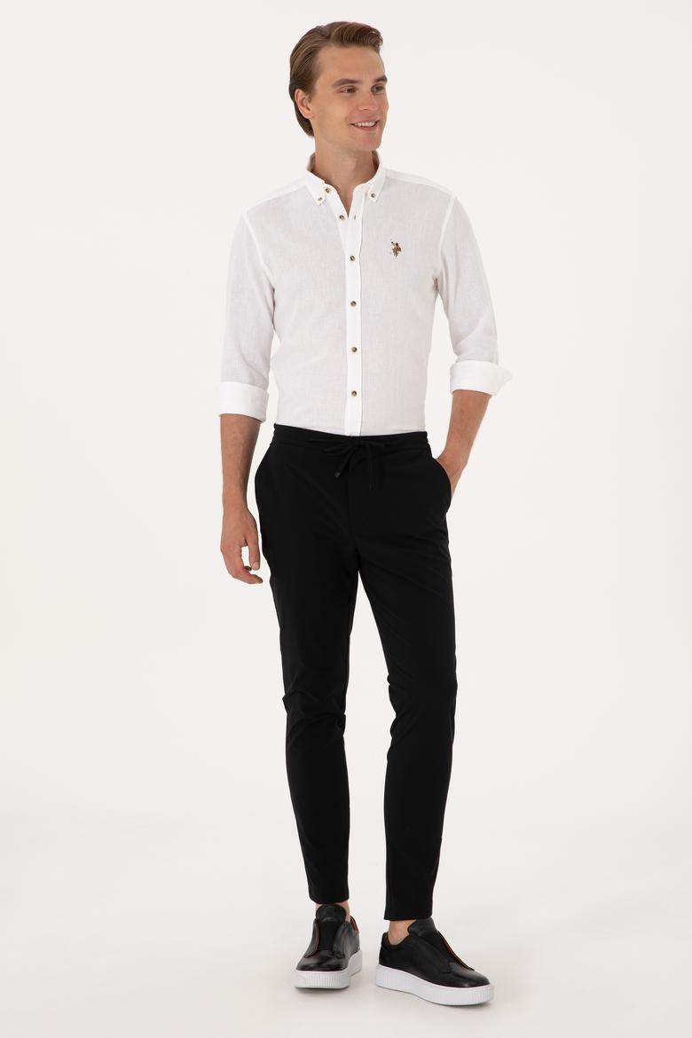 Erkek Siyah Kanvas Pantolon - 50308040183