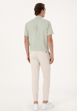 Erkek Bej Kanvas Pantolon - 50308040022