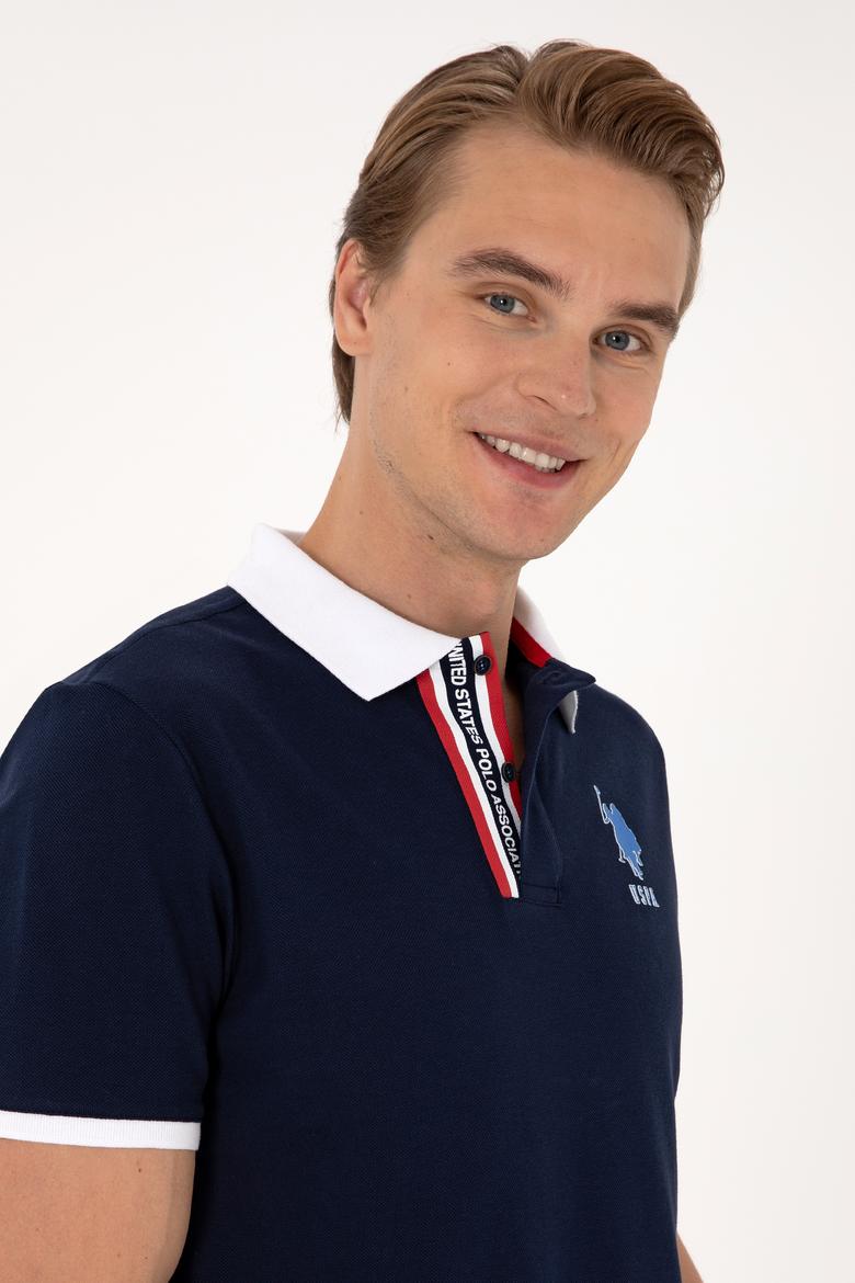 Erkek Regular Fit Lacivert Polo Yaka Tişört - 50307767007