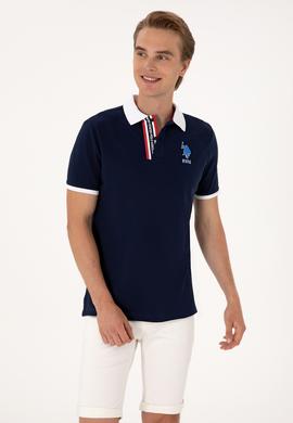 Erkek Regular Fit Lacivert Polo Yaka Tişört - 50307767007