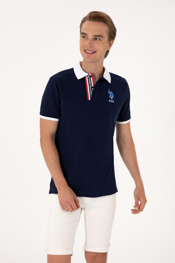 Erkek Regular Fit Lacivert Polo Yaka Tişört
