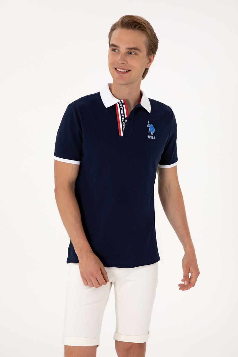 Erkek Regular Fit Lacivert Polo Yaka Tişört