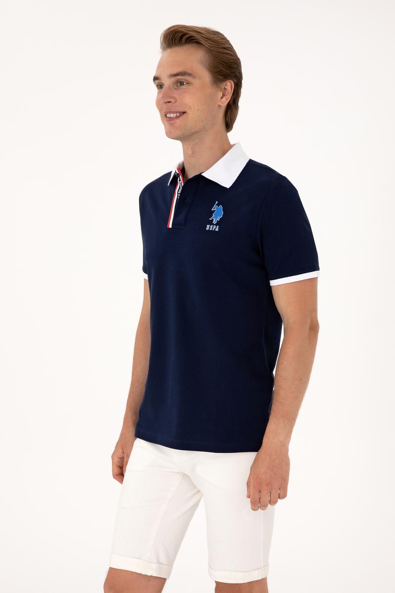 Erkek Regular Fit Lacivert Polo Yaka Tişört - 50307767007