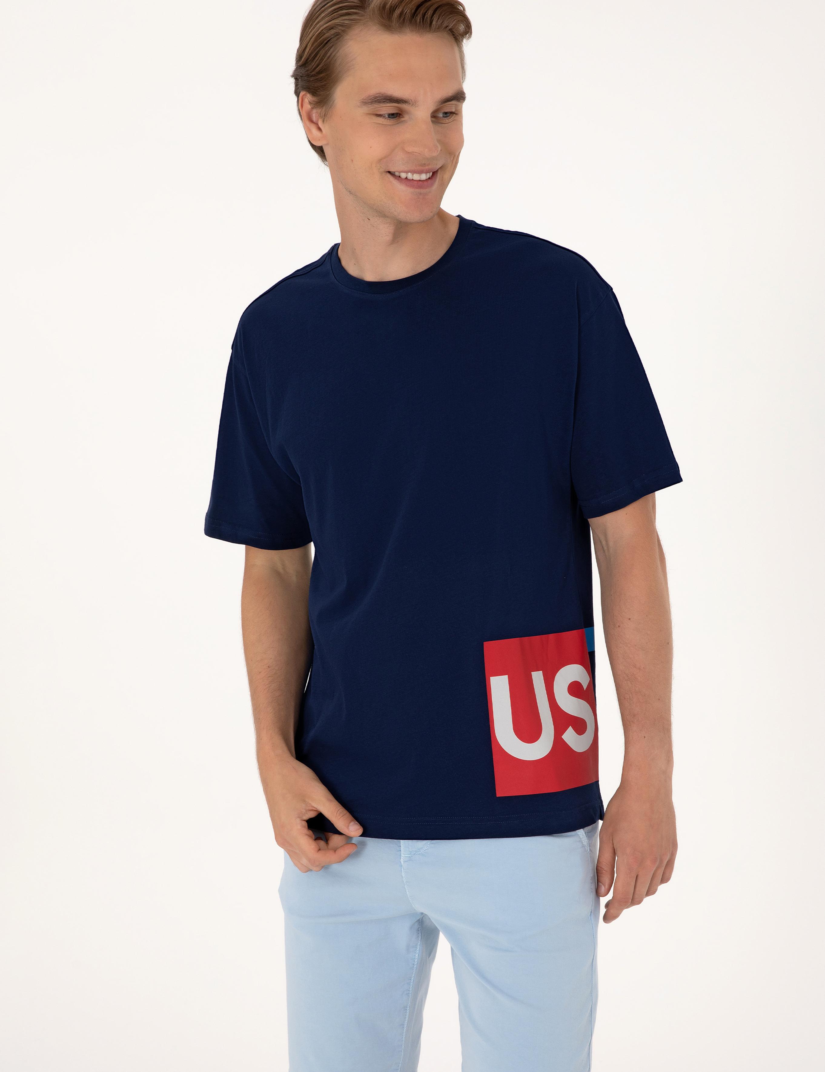 تی شرت یقه گرد ریلکس مردانه یو اس پولو | U.S. Polo Assn. - تصویر 3