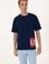 Erkek Comfort Fit Bisiklet Yaka Lacivert Tişört