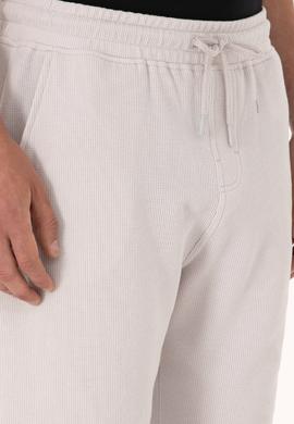 Erkek Açık Gri Örme Şort - 50306964046