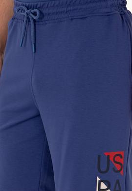 Erkek Açık Lacivert Örme Şort - 50299859011