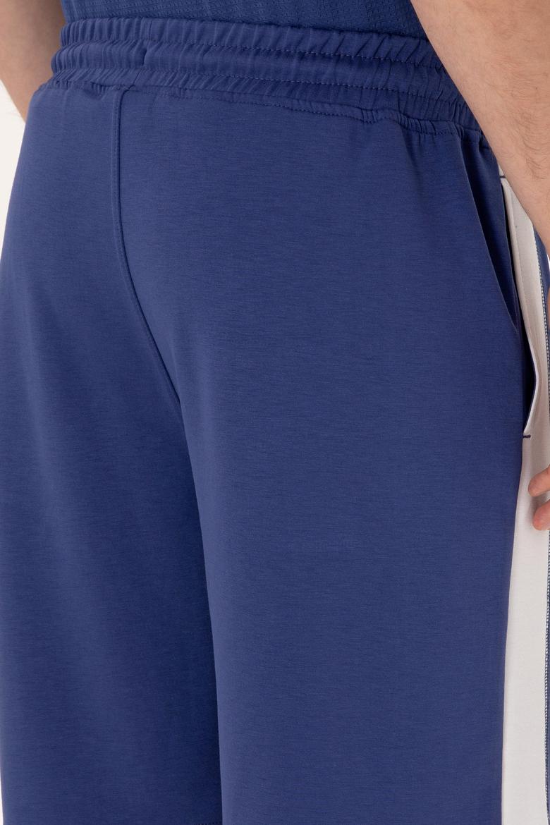 Erkek Açık Lacivert Örme Şort - 50299859011