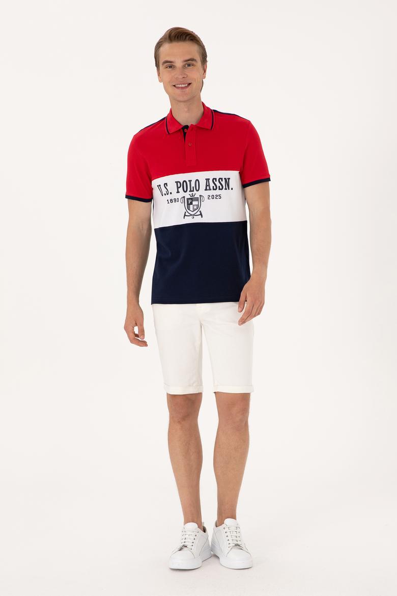 Erkek Regular Fit Polo Yaka Lacivert Tişört - 50299817007