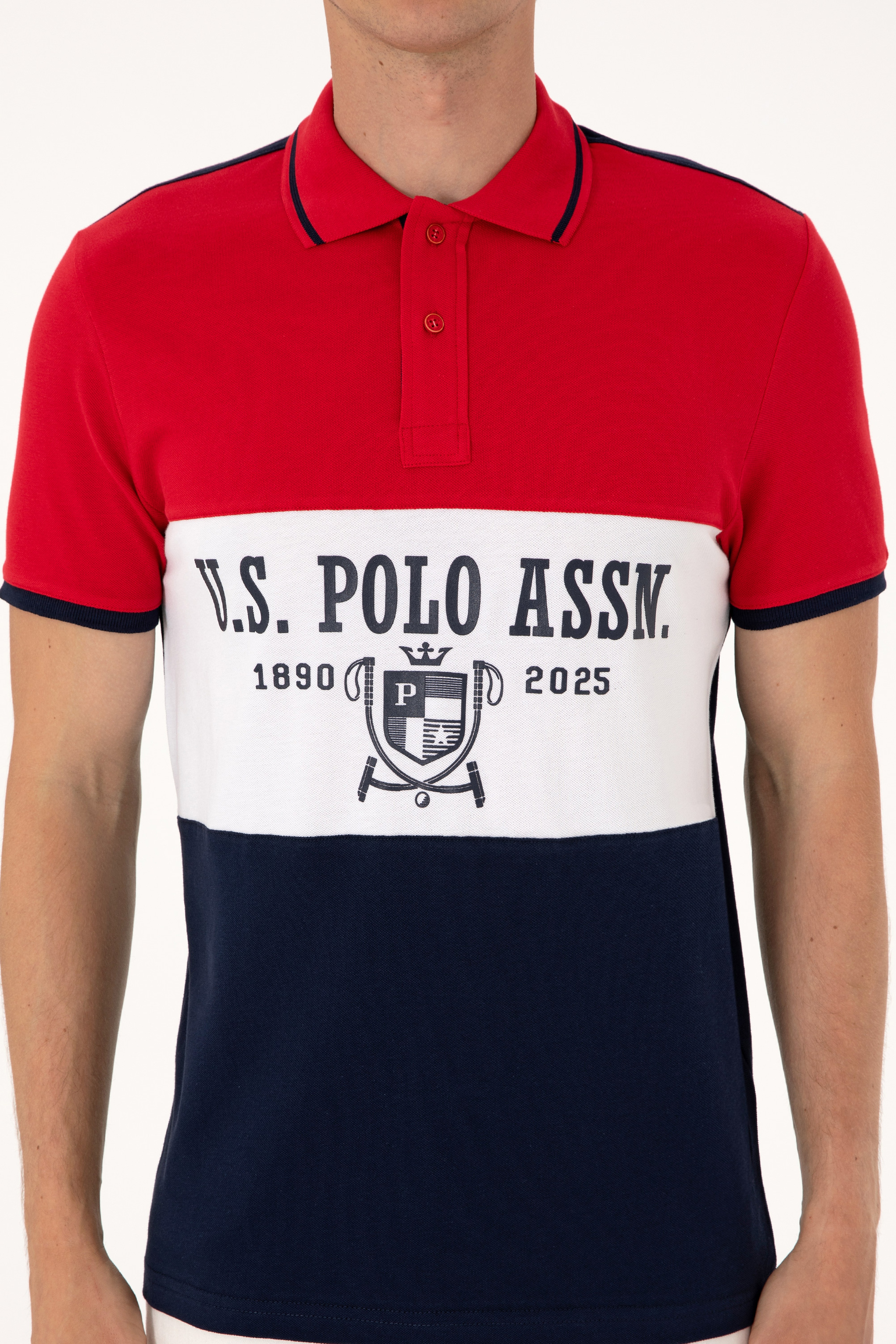 Erkek Regular Fit Polo Yaka Lacivert Tişört - Image 6